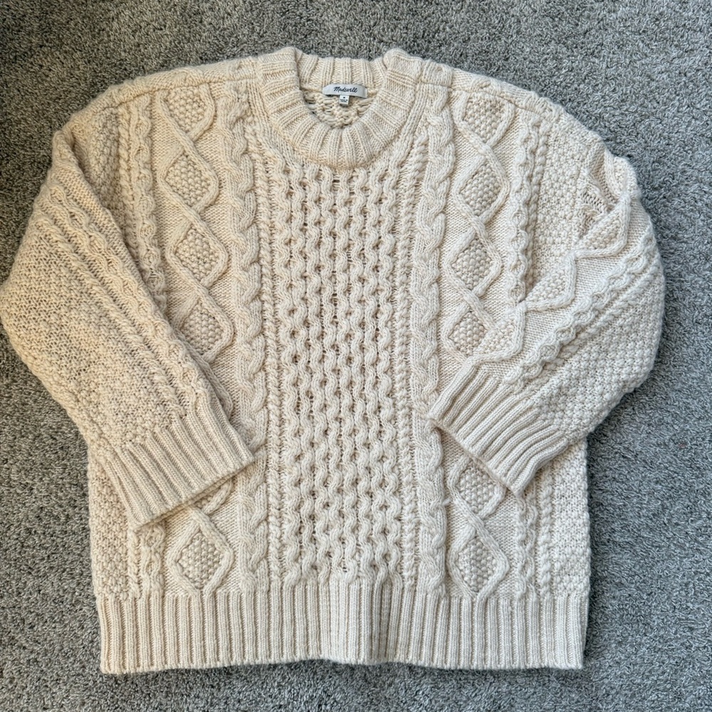 Madewell Cable Knit Sweater